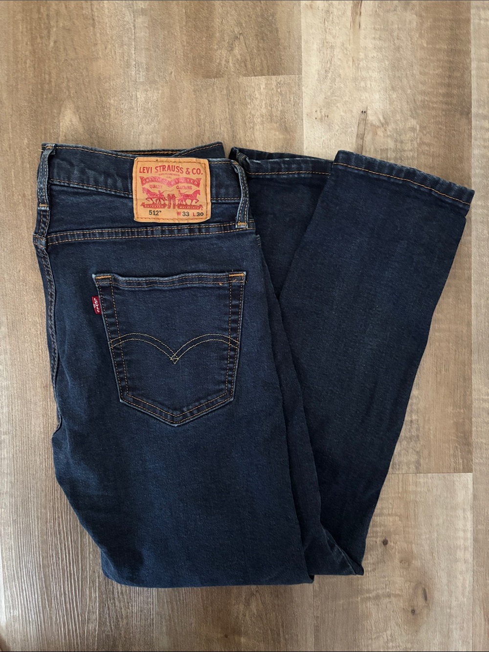 Levi's Men's Slim Straight Jeans - Dark Indigo Blue